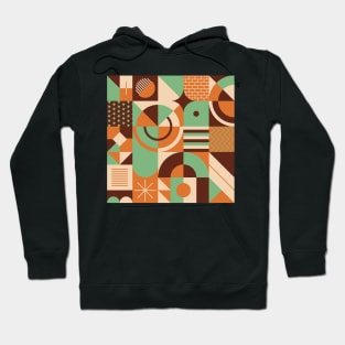 Bauhaus retro pattern Hoodie